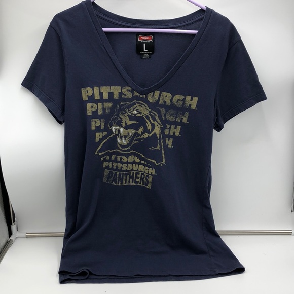Tailgate Clothing Co. Pitt Panthers Tee Shirt Top Sz Large - Picture 1 of 5